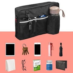 Rollator Bag with Cup Holder,Walker Bags for Folding Walker,Rollator Black