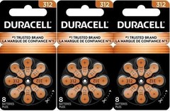 Duracell Hearing Aid Size 312 Batteries, 32 Count