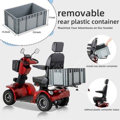 All Terrain Heavy Duty Mobility Scooter for Seniors 500W 48V/20Ah 330lb 31 miles