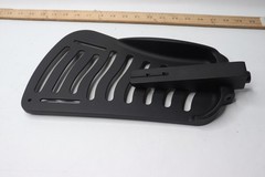 Wheelchair Adjustable Back Foot Plate Black 246654