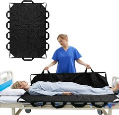 Heavy-Duty Waterproof Patient Transfer Sheet 70″x40″ – Reinforced Handles, 53…