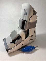 Aircast SP Walker Medium 01A-M Short Pneumatic Ankle Brace Gray
