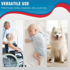 BIGGMED Tear-Resistant Incontinence 40″x36″- 10 Count (Tear-resistant), Blue