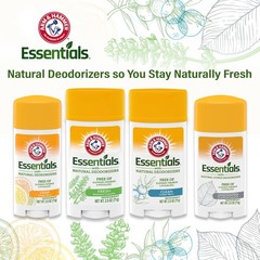 Arm & Arm Essentials Solid Deodorant Unscented 2.5 Oz Pack Of 12