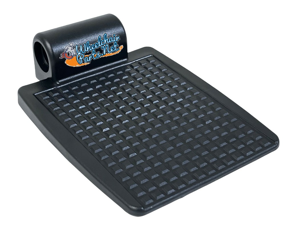 Heavy Duty Plastic Foot Plates for Wheelchairs with 7/8″ Tubing