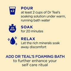 Dr Teal’S Dr Teals Pure Epsom Magnesium Salt Soak Prebiotic Lemon Oil 3 Lbs