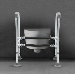 Toilet Safety Rails Toilet Handles for Elderly Handicap Toilet Frame Grab Bar