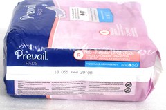 Prevail Moderate Absorbency Incontinence Bladder Control Pads Dri-Fit 8X20 = 160