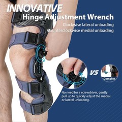 Unloader Knee Brace,Lightweight, Low Profile, Arthritis, Osteoarthritis