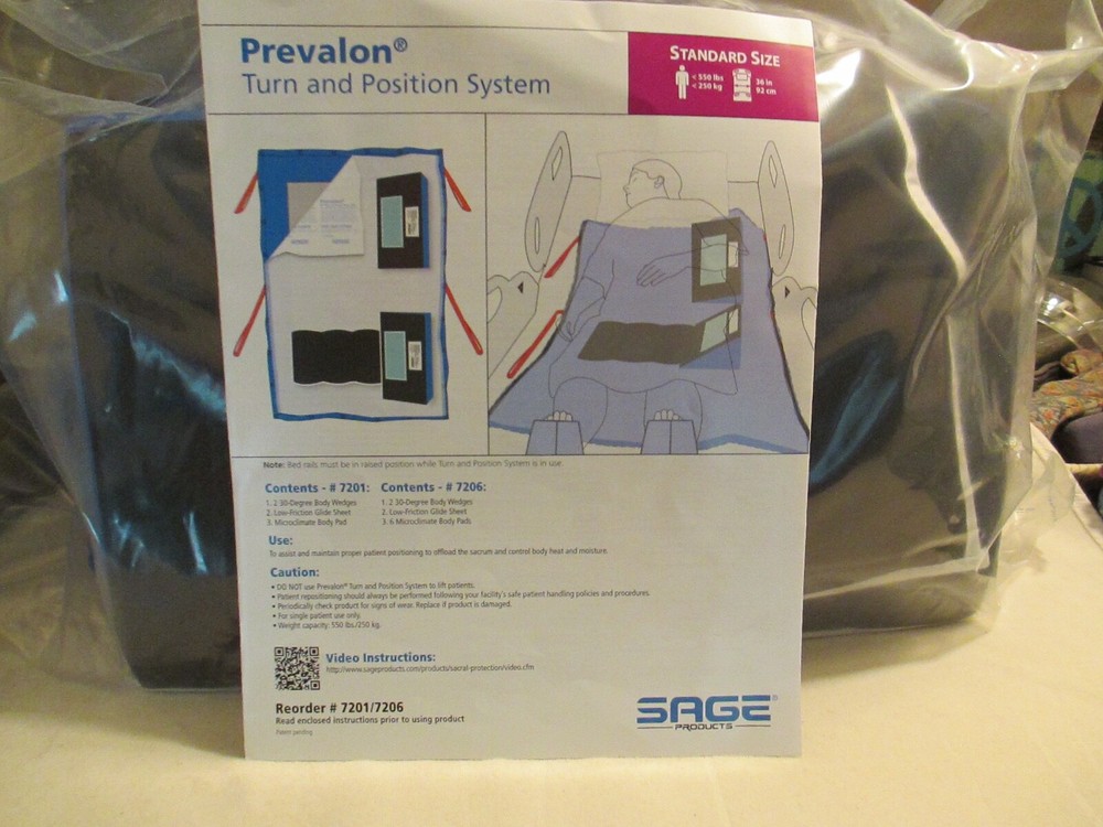 SAGE Prevalon Turn and Position TAP System 2.0 Body Wedges Standard Adult Size
