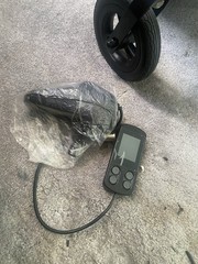 Discover Your Mobility Air Hawk Electric Wheelchair Black Adjustable Footrests