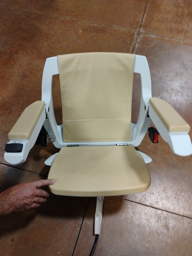 Acorn Stairlift 180 Curve Seat Chair Pad ASM w/ Seat Belt Complete