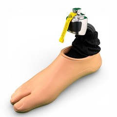 Ossur Pro-flex Proflex Xc Prosthetic Foot, right, Size 28, Category 6, new