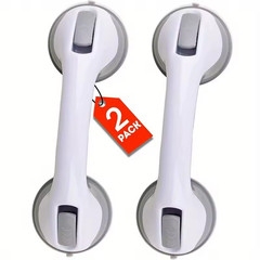 2Pack Shower Grab Bar 12″ Showers Suction Bar Handle Bathroom Safety Grip Handle