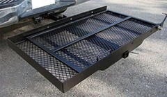 500lbs Wheelchair Hitch Carrier Mobility Electric Scooter Loading Ramp For caR