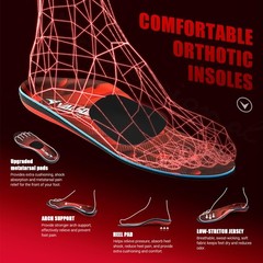 VALSOLE 250+ lbs Plantar MEN 15-15 1/2 | WOMEN 17-17 1/2–(327mm), Red