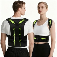 Shoulder & Full Back Brace Posture Corrector for Women/Men for Back Pain Relief