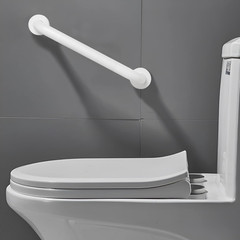 Shower Grab Bar, 2 Pack 12 Inch White Bathroom Grab Bar, 1.25″ Diameter 304 Stai