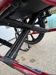 Ki Mobility Catalyst 5 Wheelchair 20×18 w/ ROHO Mosaic Air Cushion 2024 Red