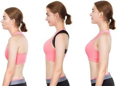 Adjustable Posture Corrector Back Shoulder Brace Spine Support Pain Relif