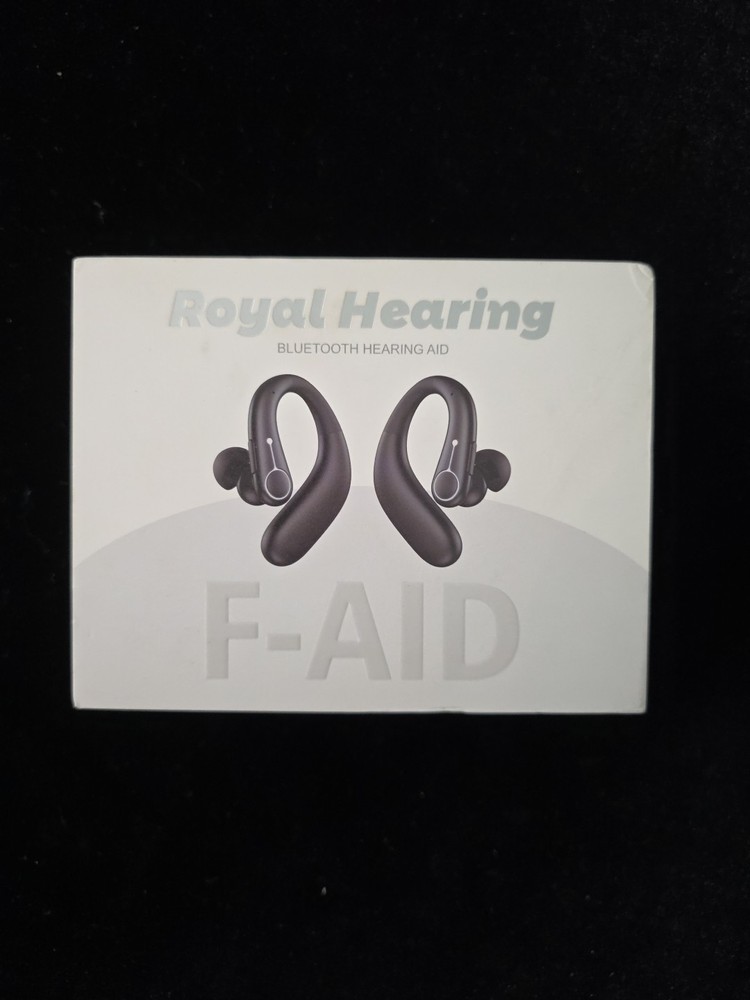 Royal Hearing F-AID Bluetooth Rechargeable Hearing Aid Open Box Wireless Sta…