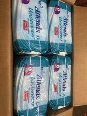 Attends Underwear Large Super Plus Absorbency 18ct x4 Packs (72 Total)