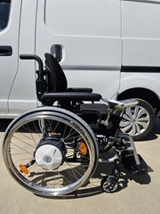NICE- Invacare X4 Wheelchair W/ Alber E 35 E-Fix Power Assist Wheels 18″x18″