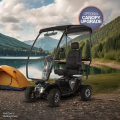 Hard Top Canopy for Pride Baja Wrangler 2 – Scooter NOT Included