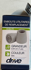 Drive Medical Utility Walker Replacement Tips, 1 Pair