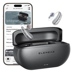ELEHEAR Beyond Pro Rechargeable RIC Hearing Aids with Charging Case