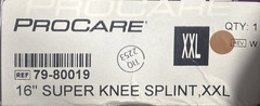 Procare Knee Splint XXL 20″ Left/Right Knee REF 79-80019