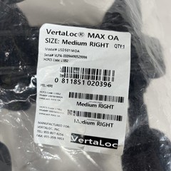 VertaLoc MAX OA Knee Brace Hinged Orthosis Unloader MEDIUM Right Leg L1852 NEW