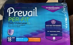 Prevail Per-Fit Unisex Incontinence Underwear – Medium Size, Bag of 20 (PF-512)
