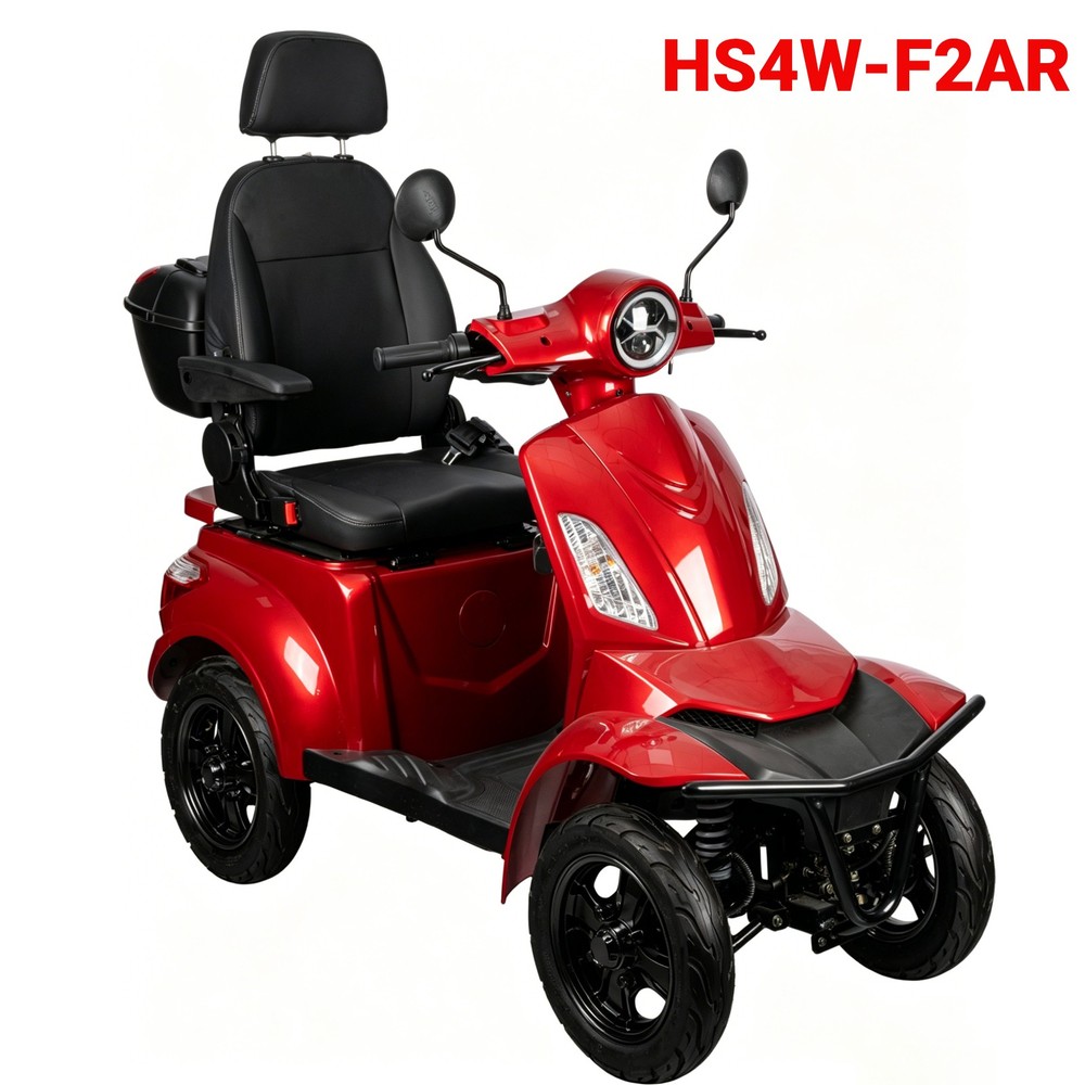 Heavy Duty 4-Wheel Mobility Scooter 1000W 60V, Top Speed 15.53 mph , 700lbs
