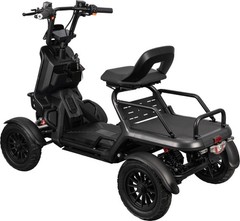 Heavy Duty 4-Wheel Electric Mobility Scooter for Adults with Cargo Platform 500W