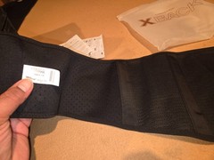 Copper Fit X Back – Support Brace – Black Face MESH: 100% Polyester / Back: 100%