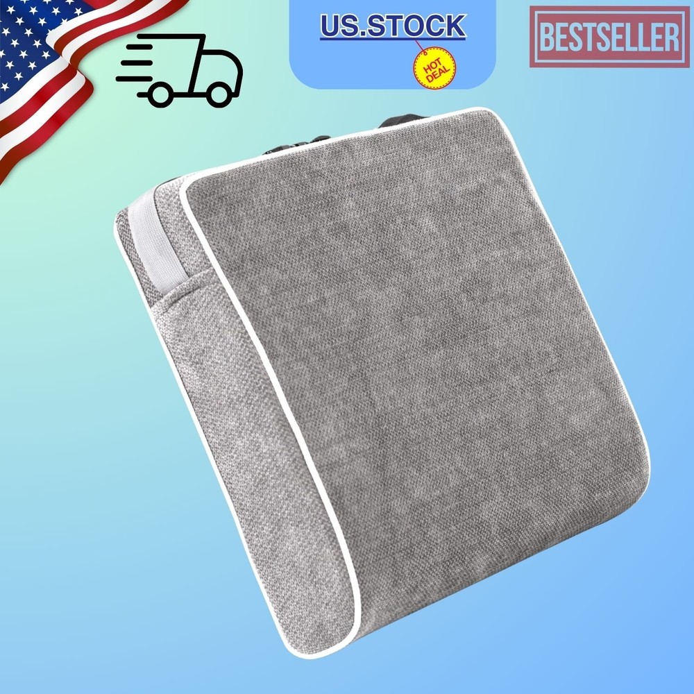4in XL Memory Foam Seat Cushion Tailbone Pain Relief Office Chair Pad