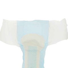 Wings Basic Adult Incontinence Brief L Moderate Absorbency Quilted 55034 72 Ct