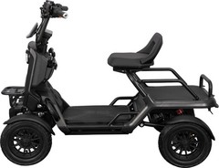 Heavy Duty 4-Wheel Electric Mobility Scooter for Adults with Cargo Platform 500W