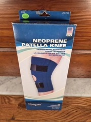 Sport Aid Neoprene Open Patella Knee Brace Size: Medium(14″-15″ Knee Circ.) NEW!