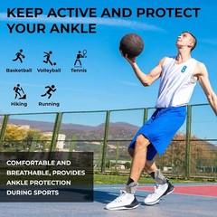 Drop Foot Ankle Brace Support Stabilizer Guard Compression Sprain Pain Relief TH