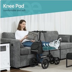 Zenart Knee Walker 9002D Black 2661C