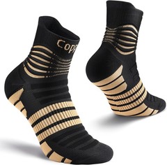NEENCA Copper Compression Socks, Medical Ankle Support Socks for Injury Recov…