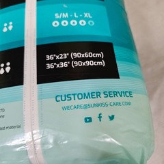 Sunkiss Incontinence Briefs Unisex S/M Teal Maximum Absorbency Adhesive Tab 15ct