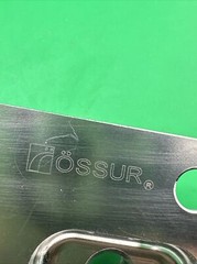 Ossur Single Off Set 4 Hole Pyramid Prosthetic Plate Reference Number A-235400