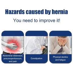 Hernia Support Belt for Men Truss for Inguinal with 2 Removable Compression Pads
