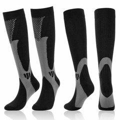 Compression Socks 2x Pairs High Performance Firm Calf Support, Size S M L XL 2XL