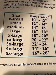 New Med Spec Gripper small Hinged Knee Brace Black Small 12″ with 3/16″ Neoprene
