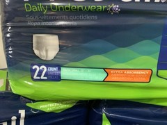 4 Packs Prevail Daily Protective Underwear Youth Sm. 20 – 34″ 22 Each Pack