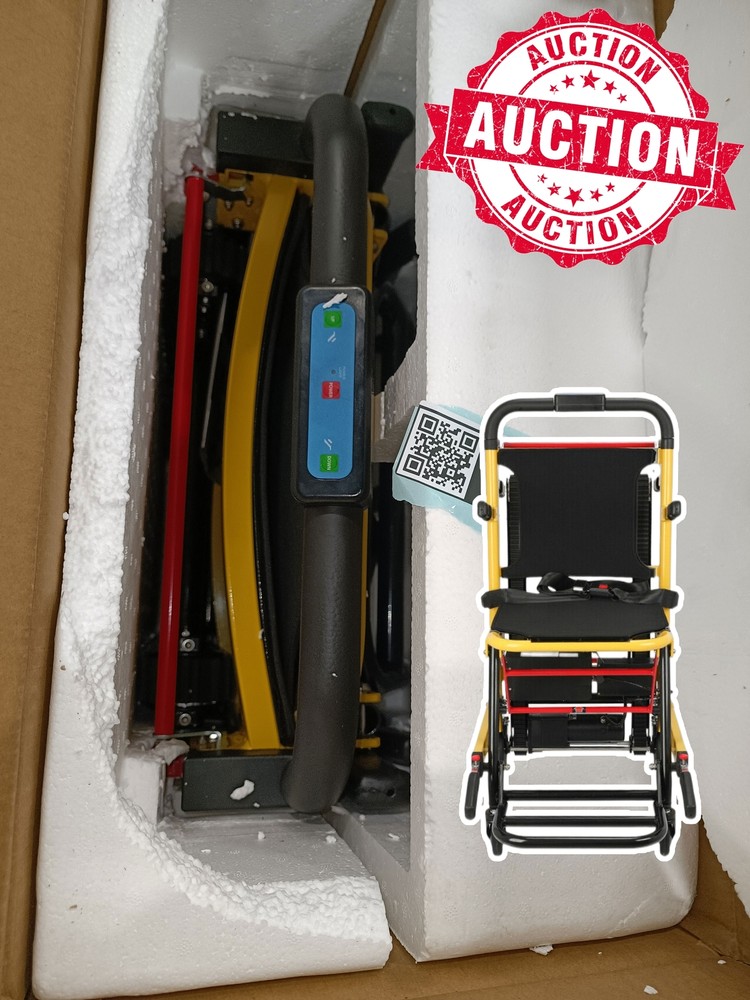 Used Motorized Climbing Wheelchair Portable Stair Lifting Elder Assist Tool FDA